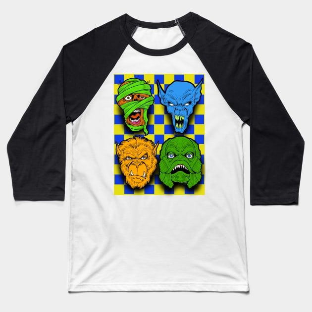 Vans Monster Squad Baseball T-Shirt by justalanproductions